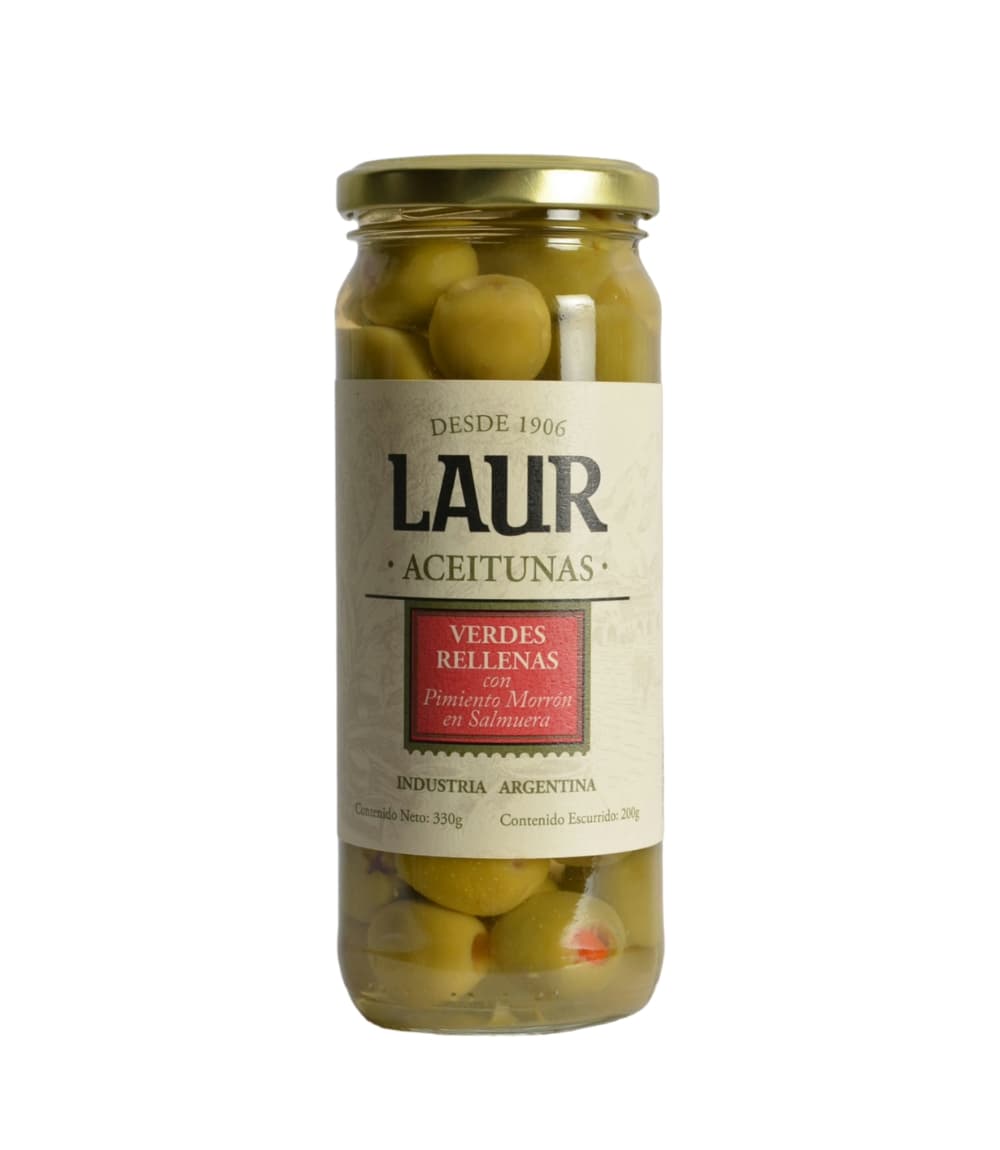 LAUR ACEIT. VERDES RELLENAS C/PIM X 200 GRS