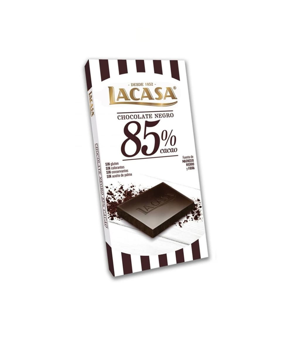 LA CASA TABLETA DE CHOC. 85% CACAO X 100 GRS