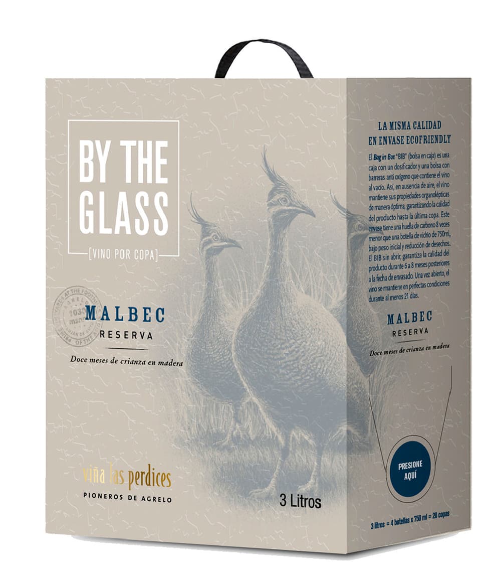 LAS PERDICES MALBEC BAG IN BOX BY THE GLASS 3 LT