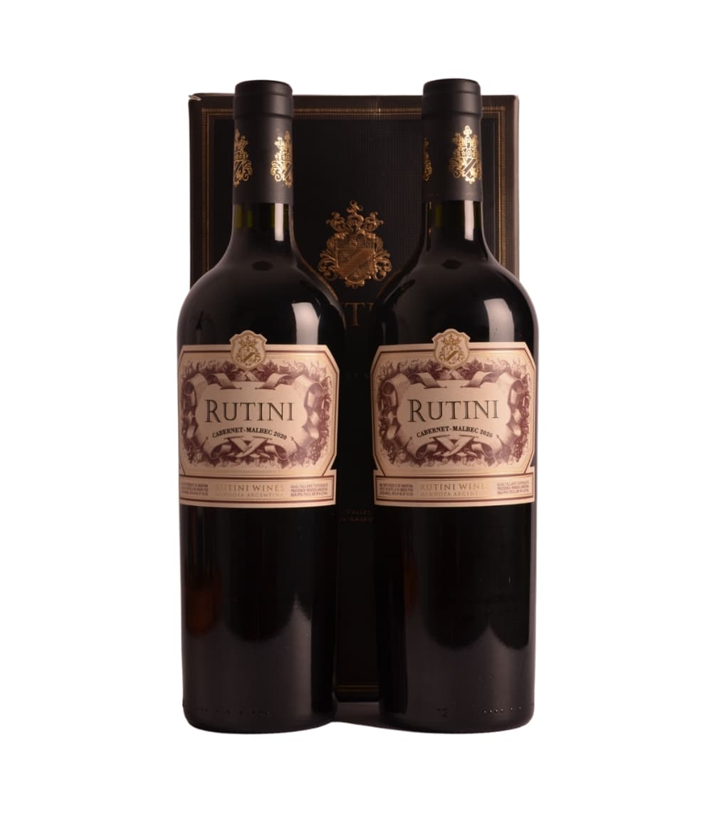 EST. RUTINI CABERNET/MALBEC X 2 BOTELLAS