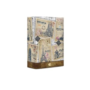 Estuche Postales Retro para 3 Botellas de Vino