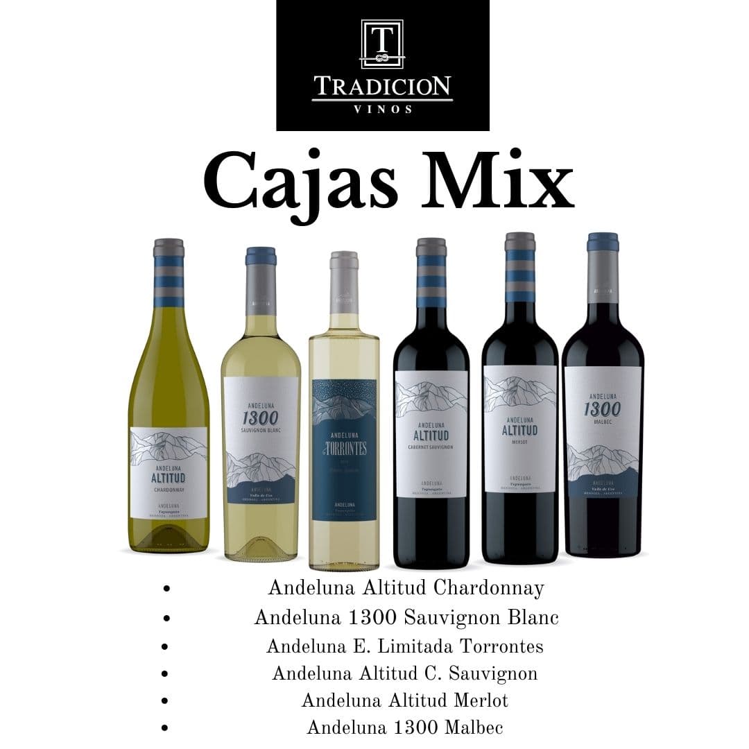 Andeluna-Reserva Mix-Caja x 6 Botellas